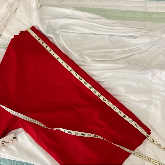 Red Holiday Christmas Tree Sweatshirt Size 1X - Picture 8 of 9